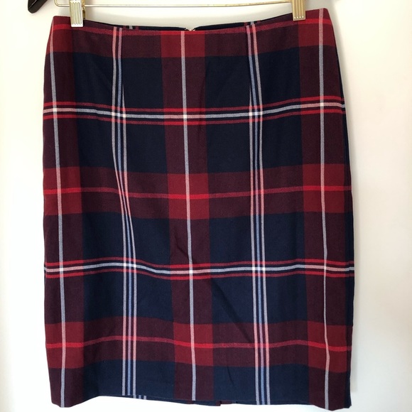 Tommy Hilfiger Dresses & Skirts - TOMMY HILFIGER Red Plaid Pencil Skirt